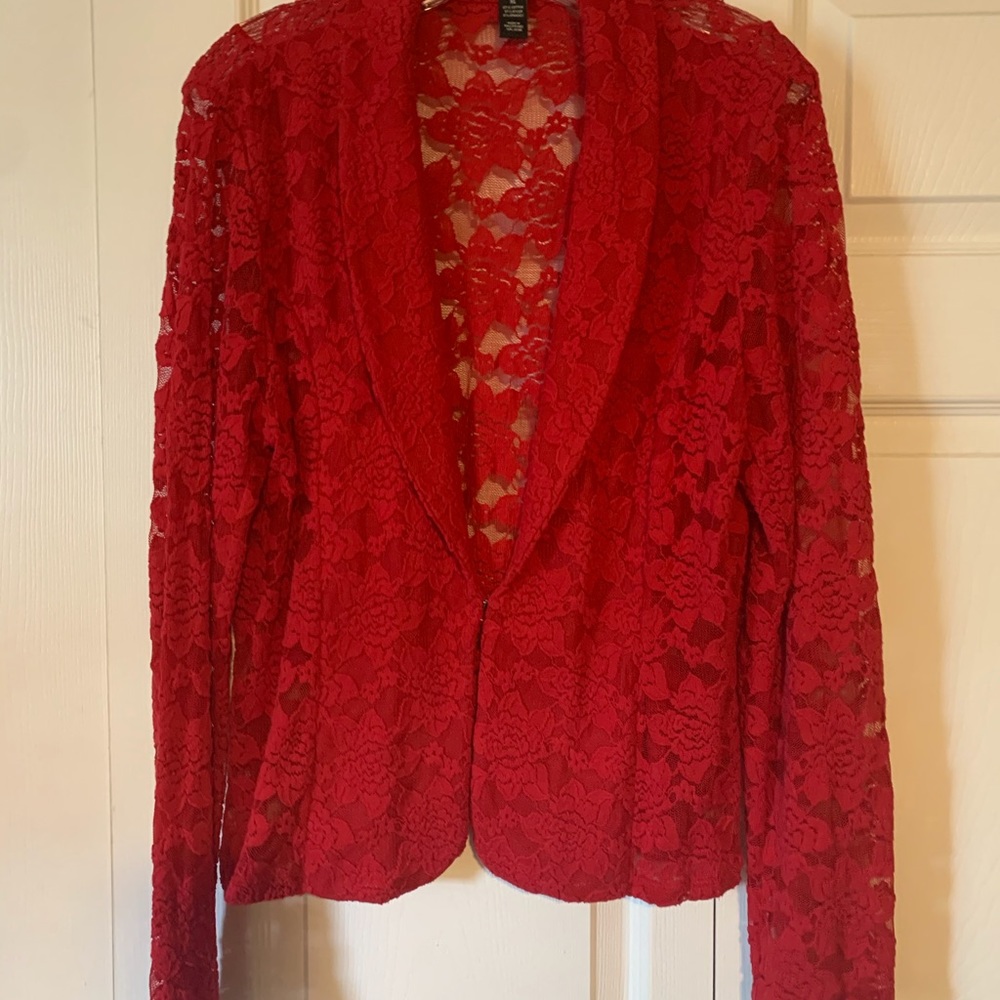 Red Lace Jacket